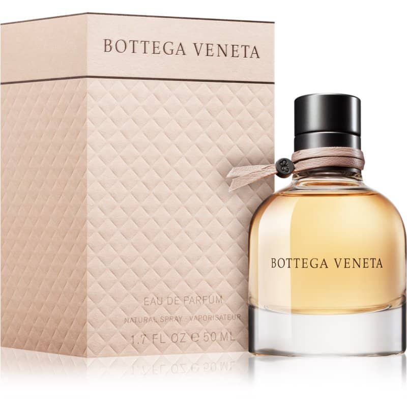 bottega veneta bottega veneta eau de parfum flakon 50ml neben rosa originalverpackung