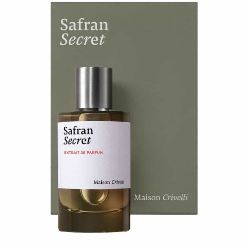maison crivelli safran secret extrait de parfum grauer flakon vor grauer box 100ml